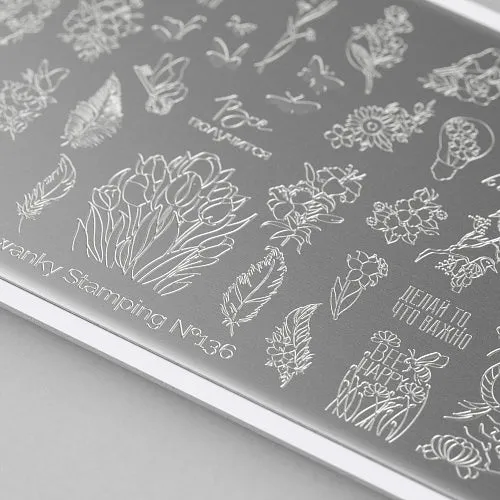 Stamping Platte Schablone Nr. 136 von Swanky