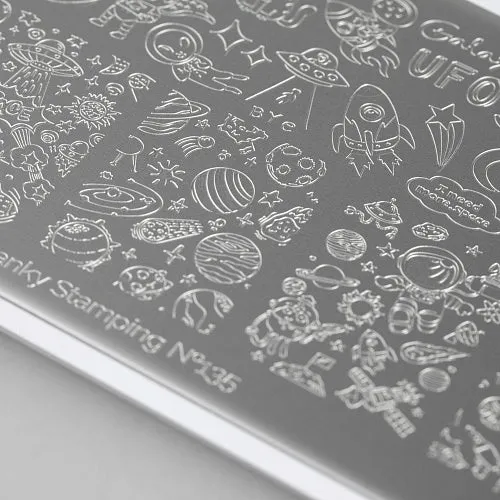 Stamping Platte Schablone Nr. 135 von Swanky