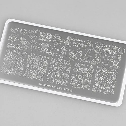 Stamping Platte Schablone Nr. 135 von Swanky
