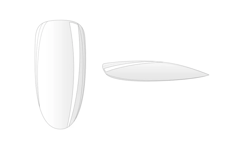 100/500er Tip-Beutel Gel X-tention Tips Oval long