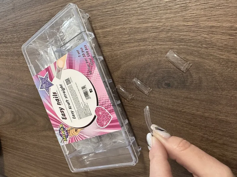 Easy Kraft "straight" Nails Gel-Tips klar 500 Stk. von Imenka