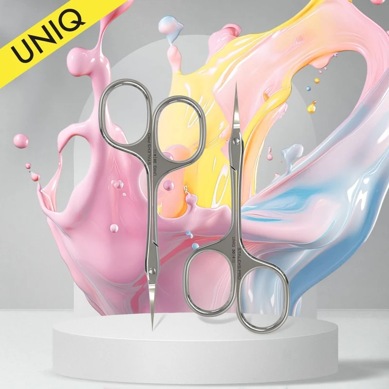 Professionelle Nagelhautschere "Asymmetric" UNIQ 30 TYPE 4