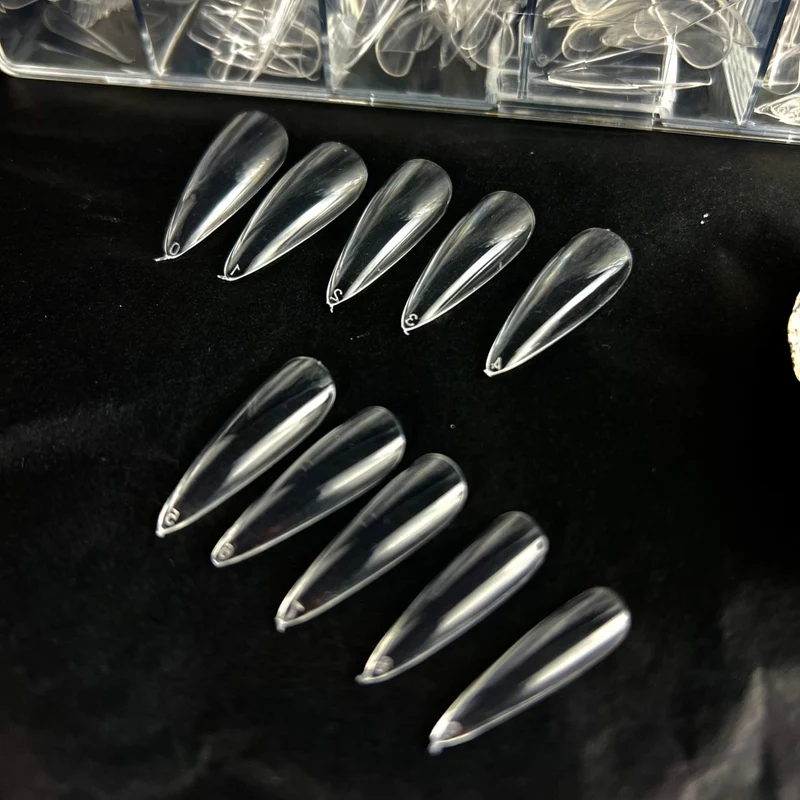 120 Stk. Tip-Beutel Gel X-tention Tips Stiletto ultra XXL