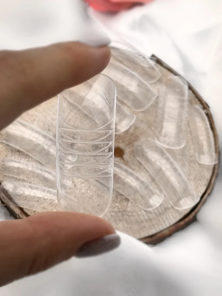 Dual Nageltips für Acrylgel (wiederverwendbar) ideal klassisch 12 Stk. Für breite Nägel