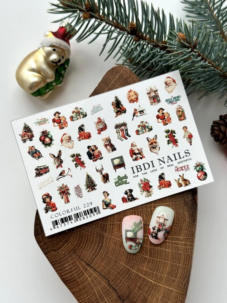 Sticker COLORFUL Nr.229 von IBDI Nails