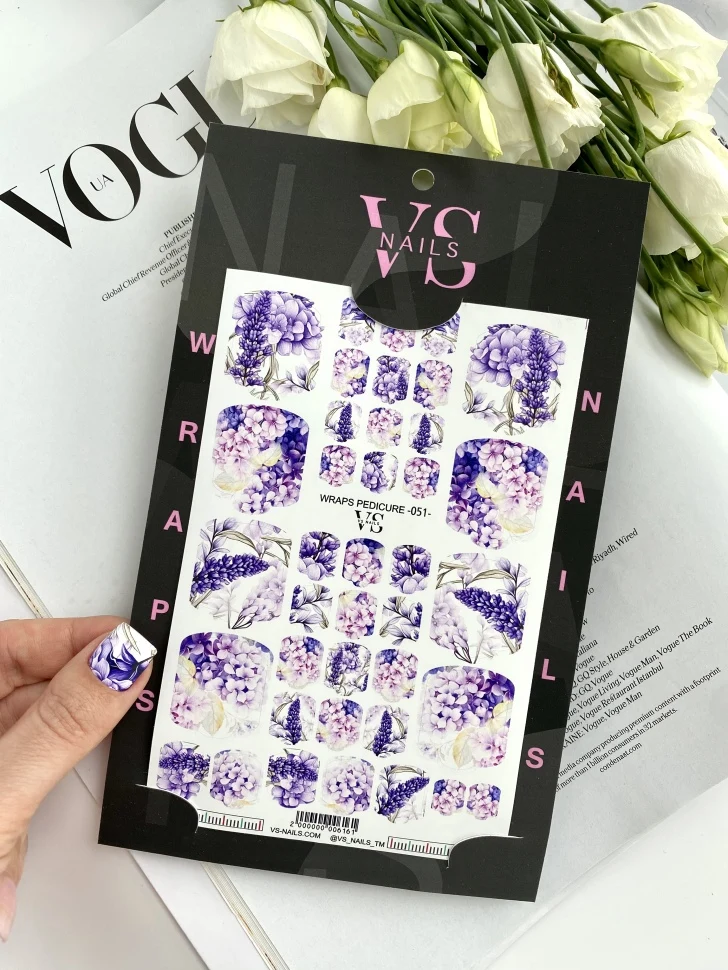 Wrap für Pediküre Maxi 51 von VS Nails