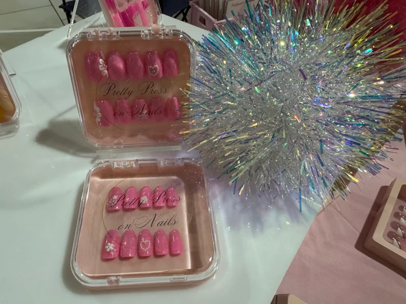 Pink Mommy and Me - Short Coffin