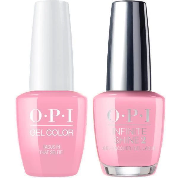 OPI GelColor Tagus In That Selfie! #L18 + Infinite Shine #L18