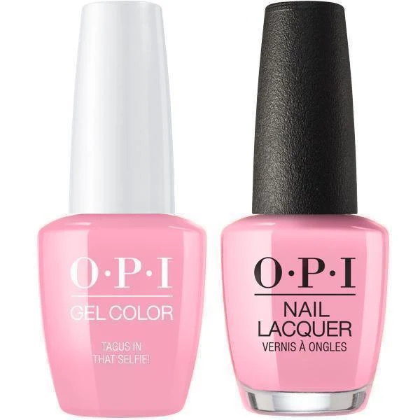 OPI GelColor + Matching Lacquer Tagus In That Selfie! #L18