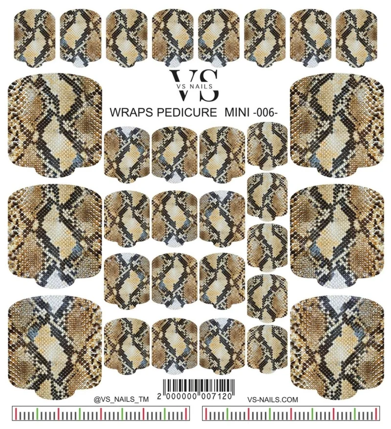 Wrap für Pediküre Mini 06 von VS Nails