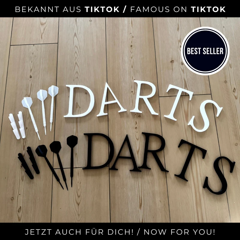 3D-Dart-Buchstaben & Zubehör