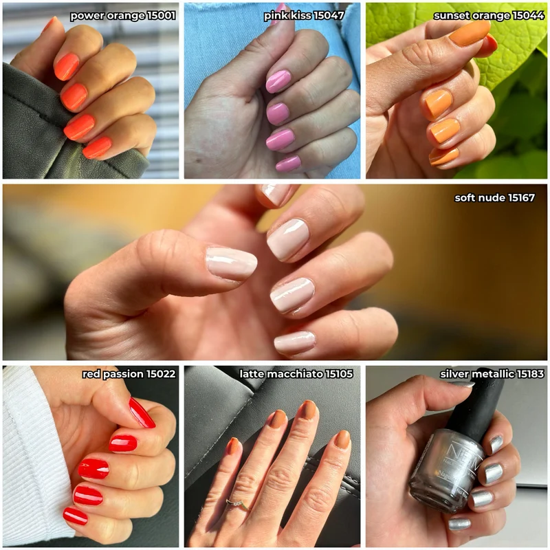 NAGELLACKSET (3 Lacke + Glanz + Entferner)