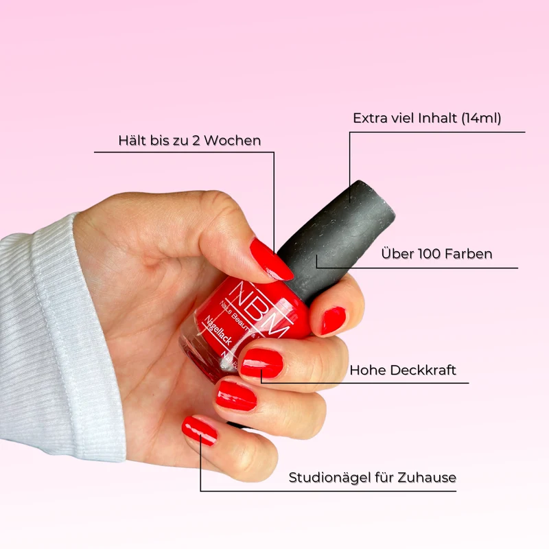 NAGELLACKSET (3 Lacke + Glanz + Entferner)
