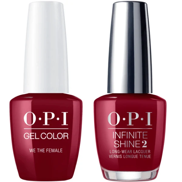 OPI GelColor We The Female #W64 + Infinite Shine #W64