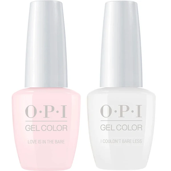 OPI GelColor Love Is In The Bare + I Couldn't Bare Less!