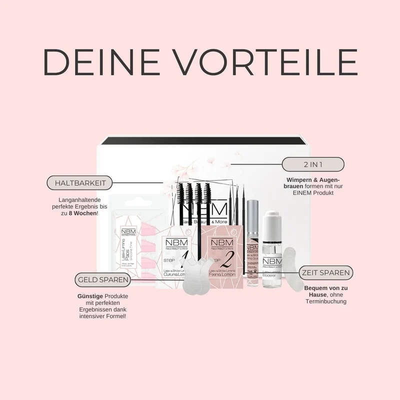 Lash & Brow Lifting Starter Set (3 Anwendung)