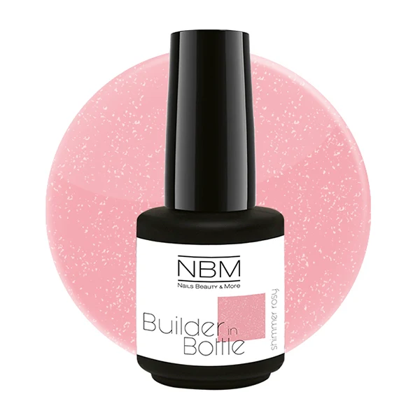 Builder Gel in Bottle - shimmer rosy