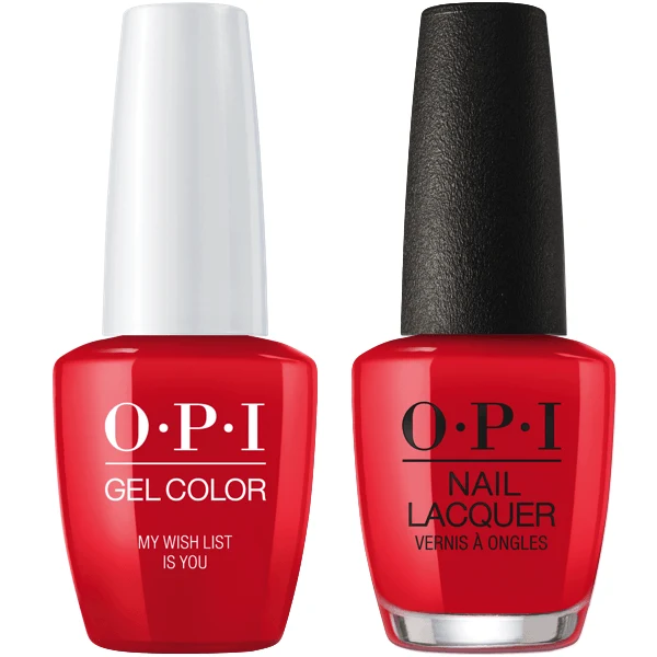 OPI GelColor + Matching Lacquer My Wish List Is You #J10