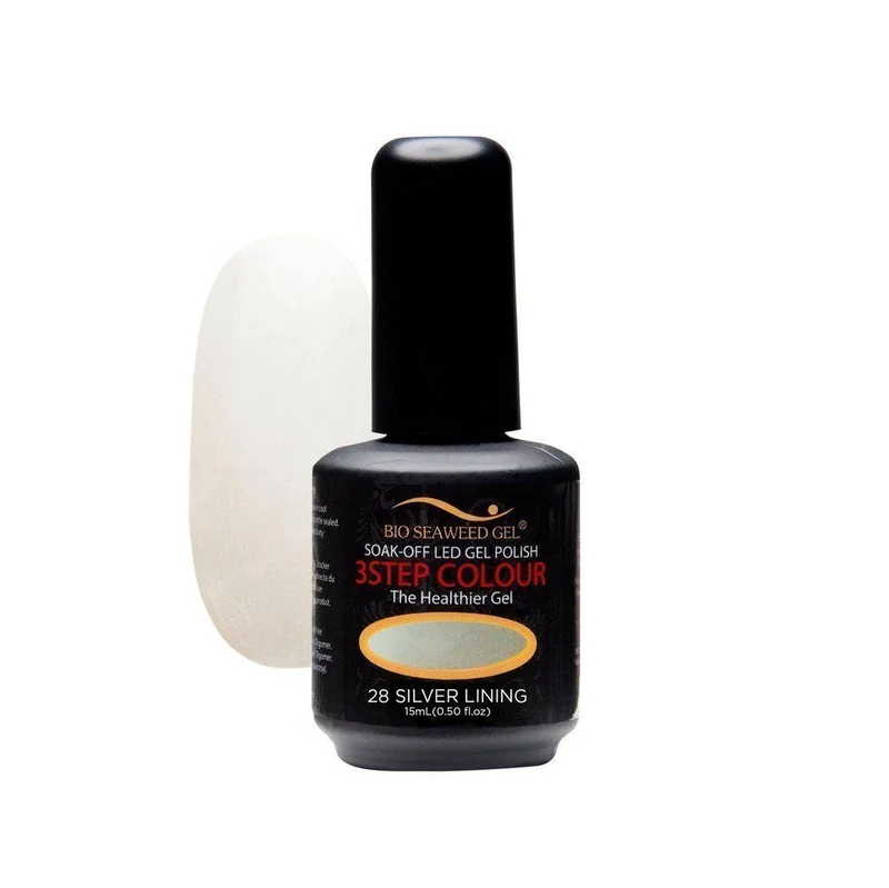 Bio Seaweed 3STEP Gel Polish Silver Lining #28