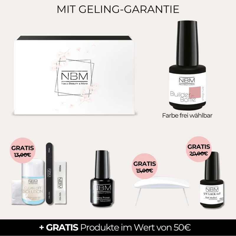 Builder Gel in Bottle Probierset