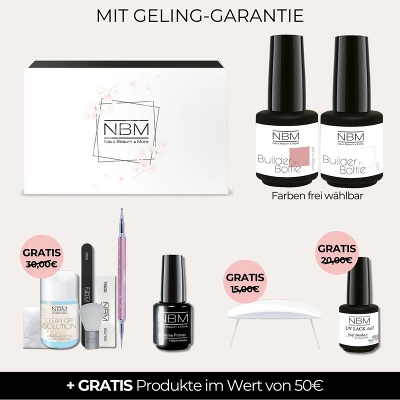 Builder Gel in Bottle Starterset