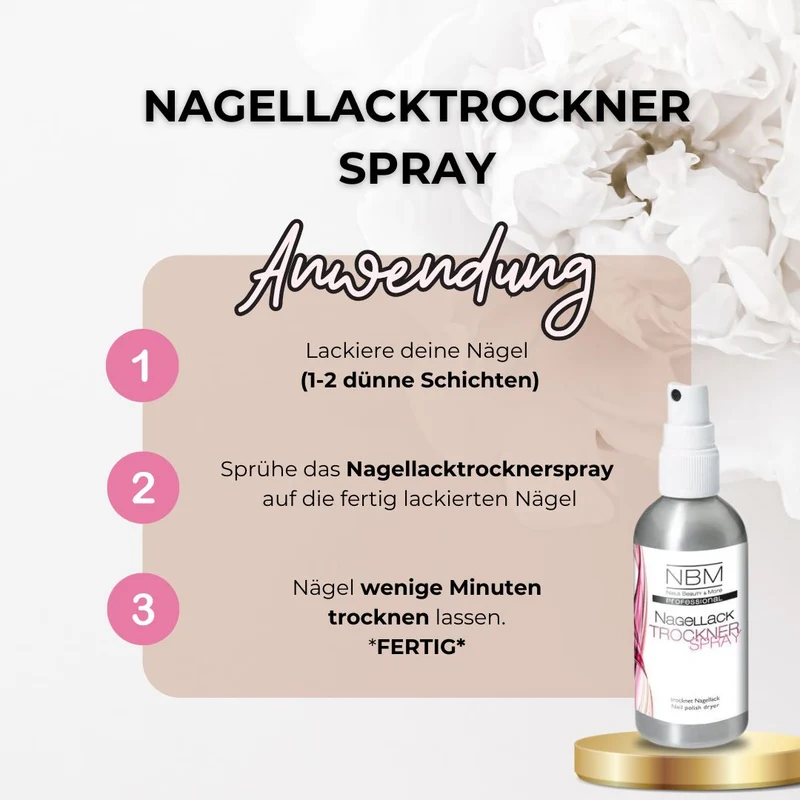 NAGELLACKTROCKNER SPRAY + ZERSTÄUBER
