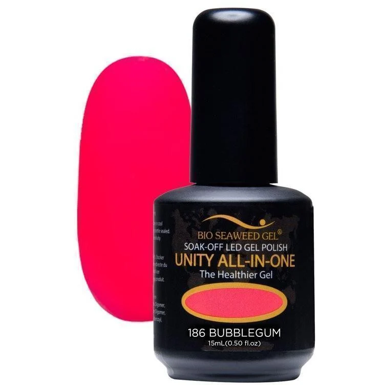Unity All-in-One Colour Gel Polish Bubble Gum #186
