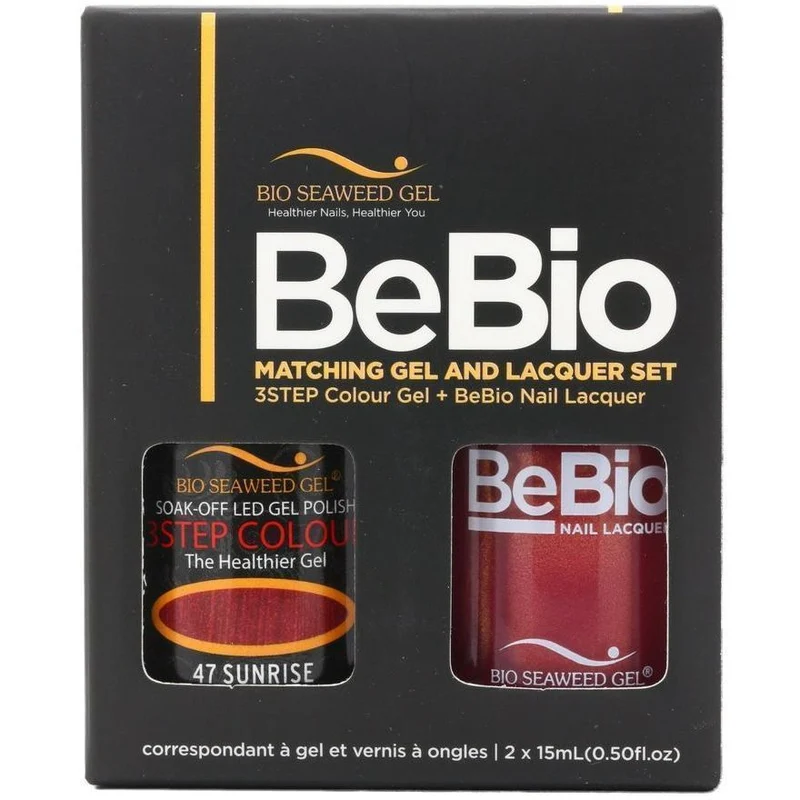 Bio Seaweed Gel Color + Matching Lacquer Sunrise #47