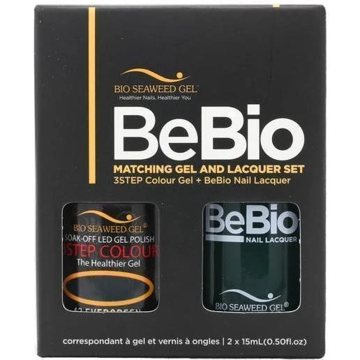 Bio Seaweed Gel Color + Matching Lacquer Evergreen #43