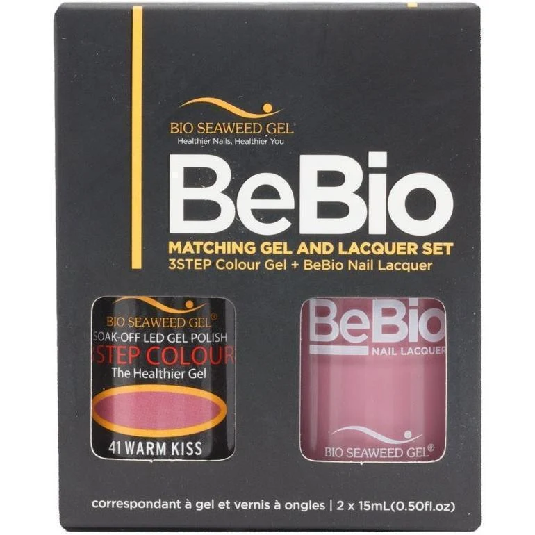 Bio Seaweed Gel Color + Matching Lacquer Warm Kiss #41