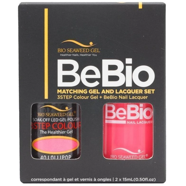 Bio Seaweed Gel Color + Matching Lacquer Lollipop #40