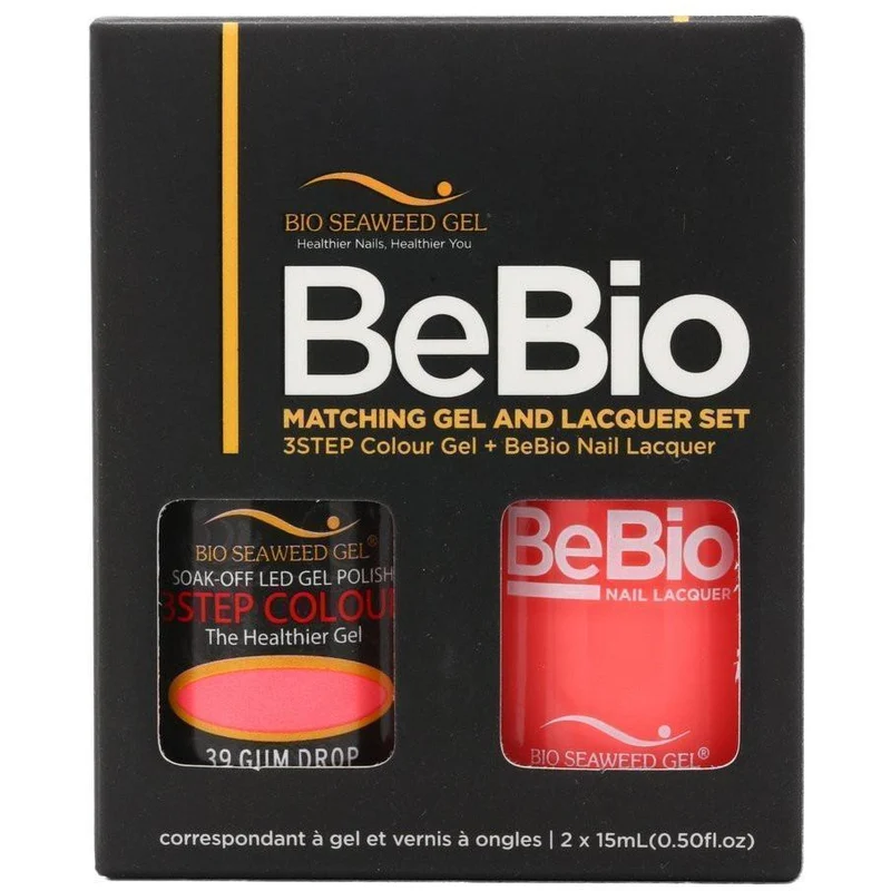 Bio Seaweed Gel Color + Matching Lacquer Gum Drop #39