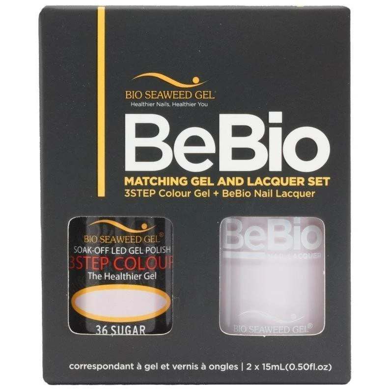 Bio Seaweed Gel Color + Matching Lacquer Sugar #36