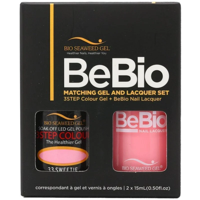 Bio Seaweed Gel Color + Matching Lacquer Sweetie #33