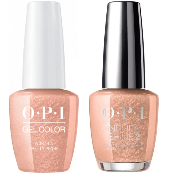 OPI GelColor Worth A Pretty Penne #V27 + Infinite Shine #V27