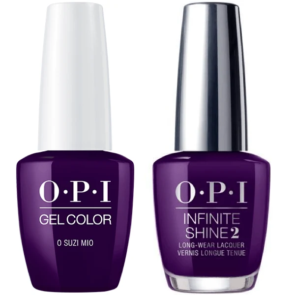 OPI GelColor O Suzi Mio #V35 + Infinite Shine #V35