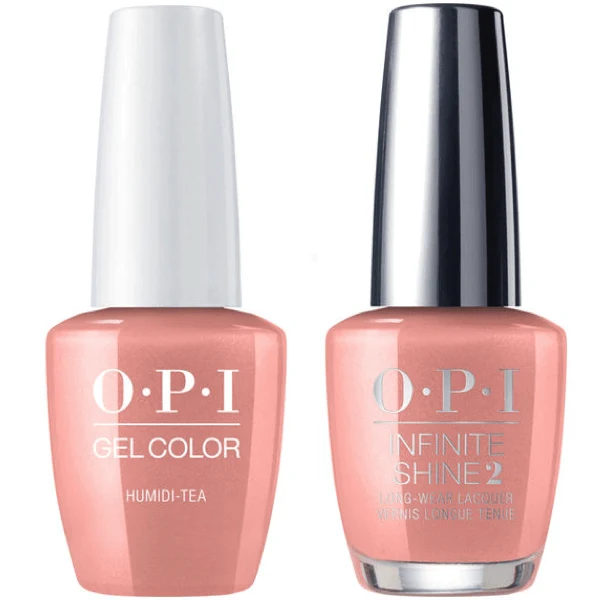 OPI GelColor Humidi-Tea #N52 + Infinite Shine #N52