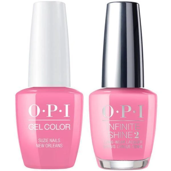 OPI GelColor Suzi Nails New Orleans #N53 + Infinite Shine #N53
