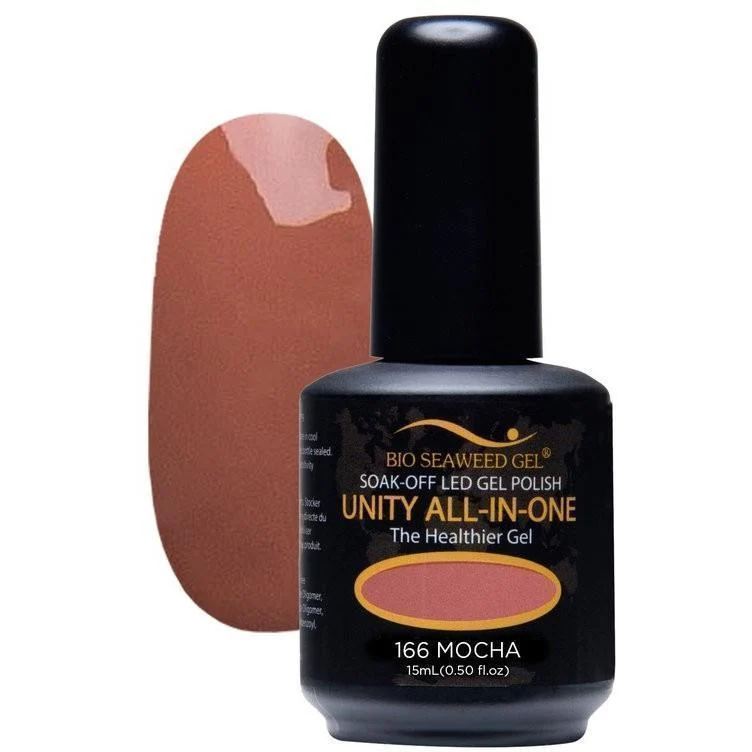 Unity All-in-One Colour Gel Polish Mocha #166