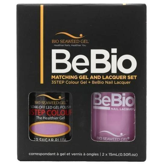 Bio Seaweed Gel Color + Matching Lacquer Sugar Plum #29