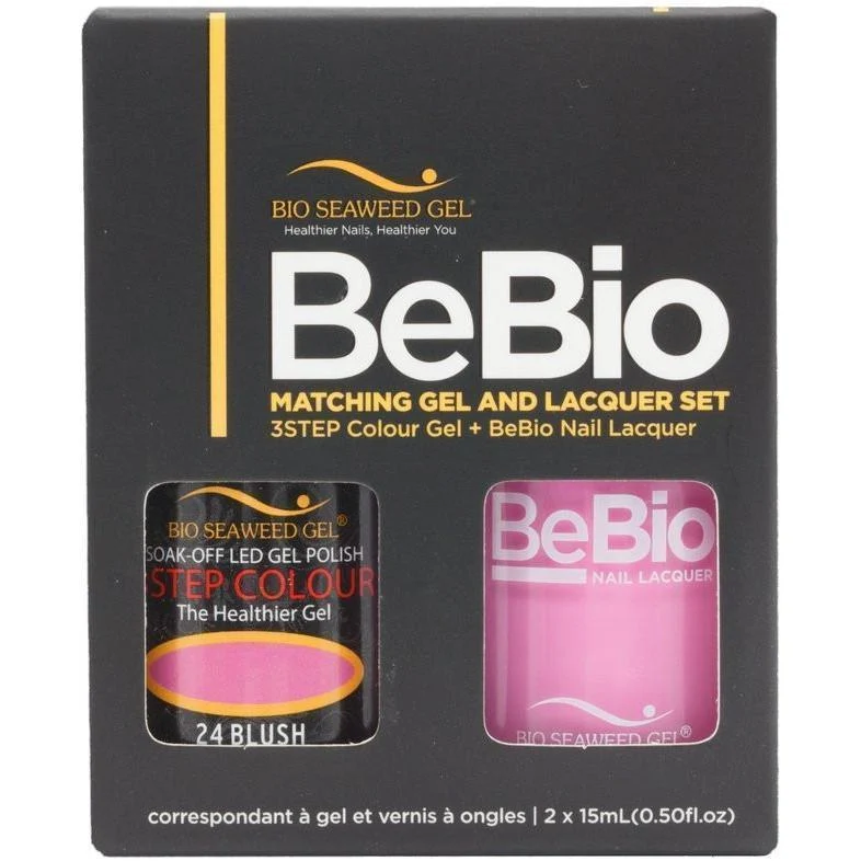 Bio Seaweed Gel Color + Matching Lacquer Blush #24
