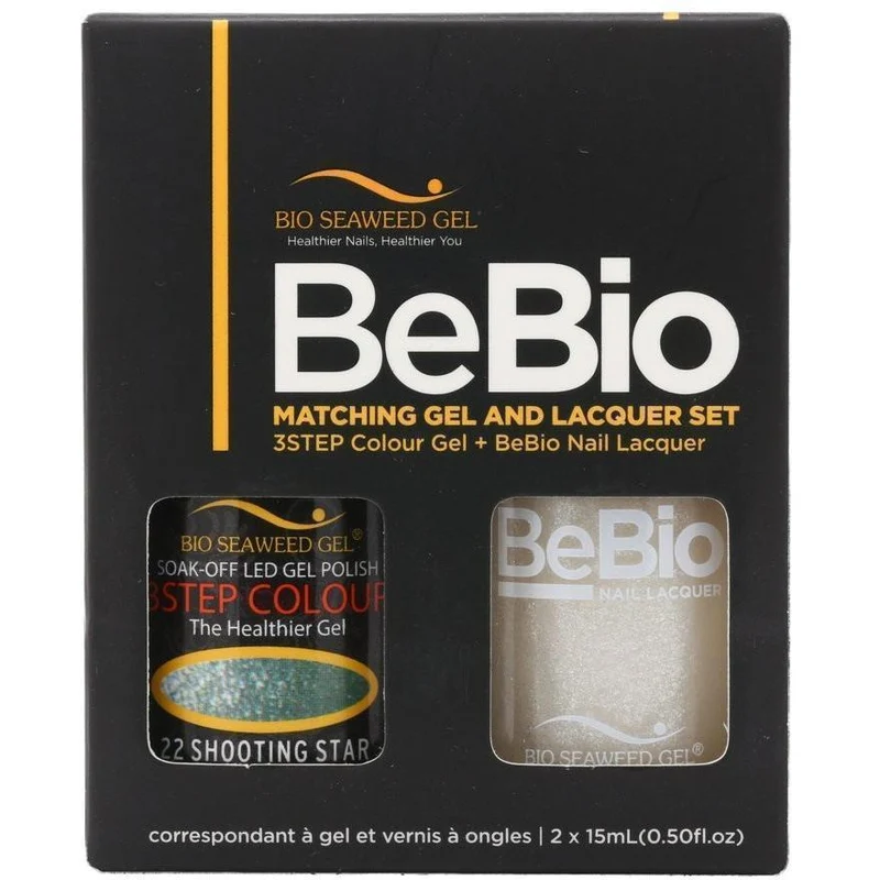 Bio Seaweed Gel Color + Matching Lacquer Shooting Star #22