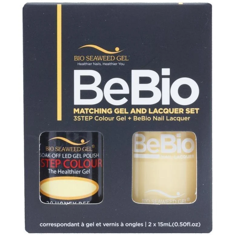 Bio Seaweed Gel Color + Matching Lacquer Honey Bee #20