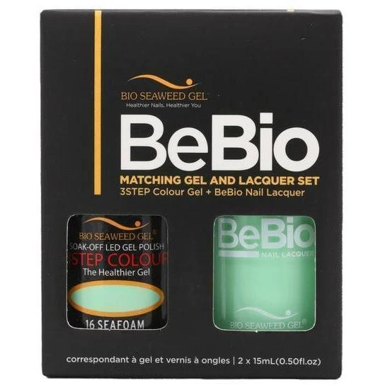 Bio Seaweed Gel Color + Matching Lacquer Seafoam #16