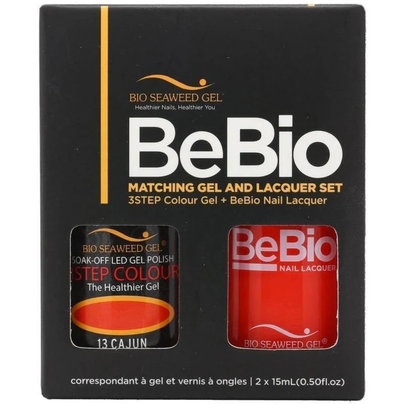 Bio Seaweed Gel Color + Matching Lacquer Cajun #13