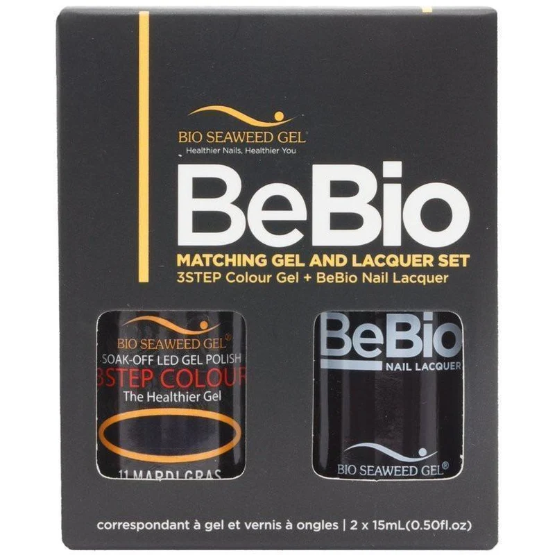 Bio Seaweed Gel Color + Matching Lacquer Mardi Gras #11
