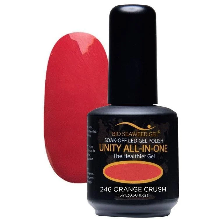 Unity All-in-One Colour Gel Polish Orange Crush #246