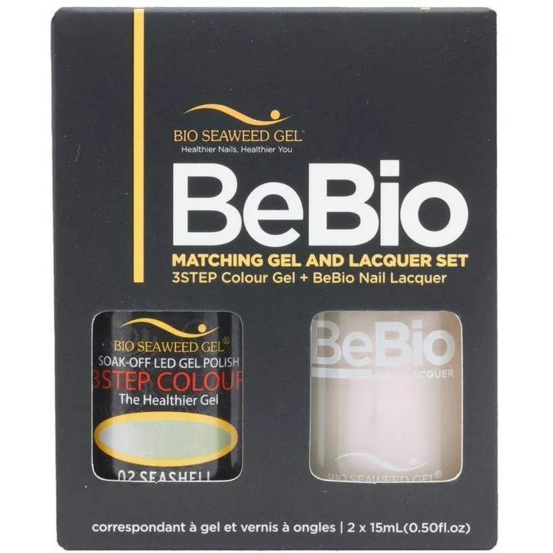 Bio Seaweed Gel Color + Matching Lacquer Seashell #02