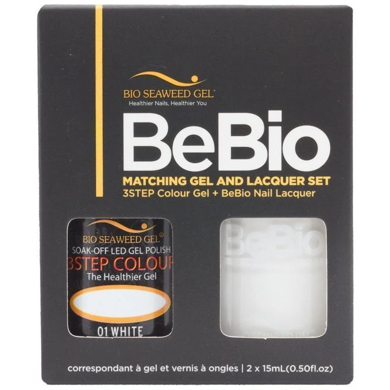 Bio Seaweed Gel Color + Matching Lacquer White #01