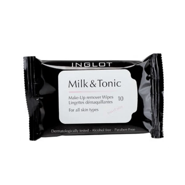 Inglot Milk & Tonic Make-Up Remover Wipes